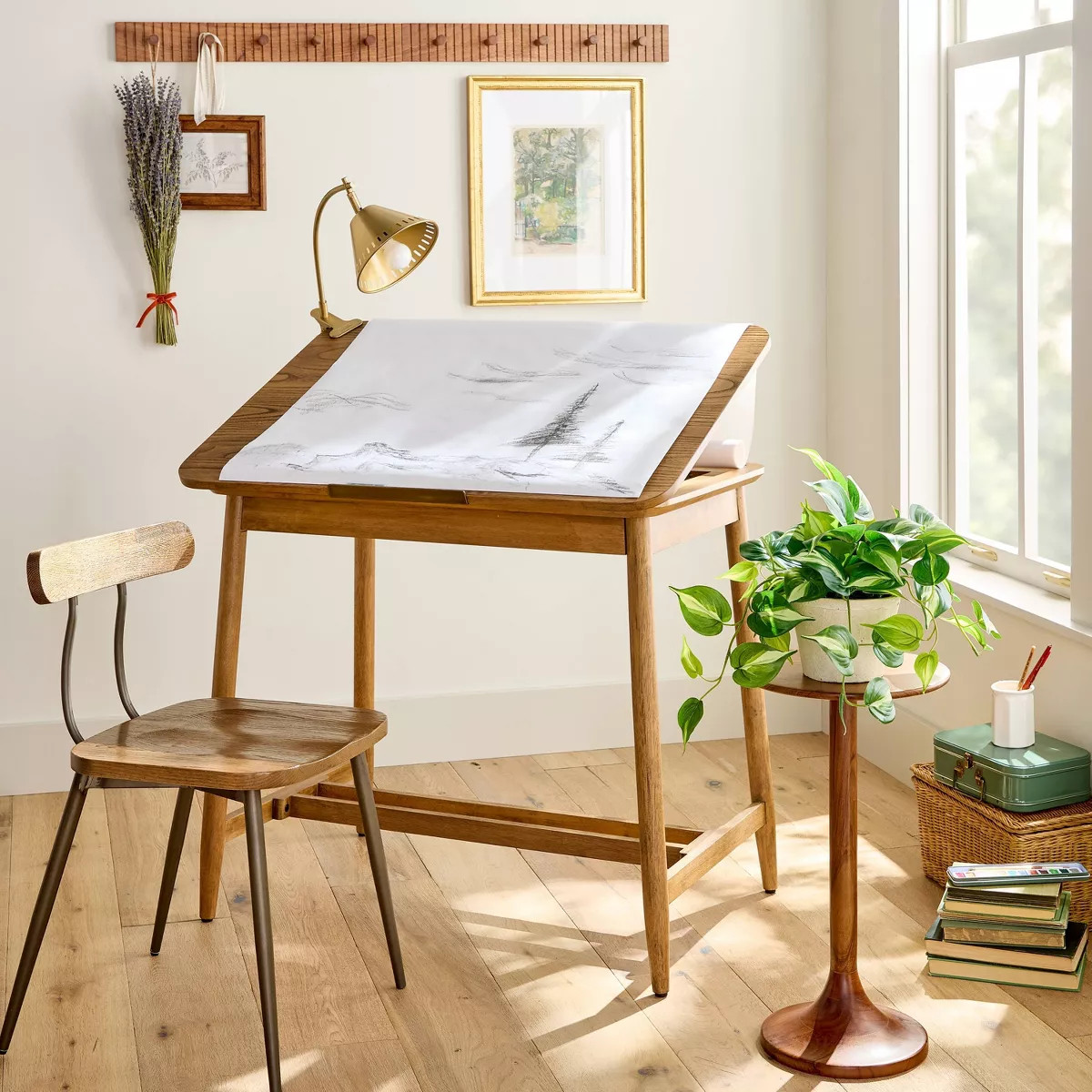 Brass Clip Desk Light - Hearth & Hand™ with Magnolia | Target