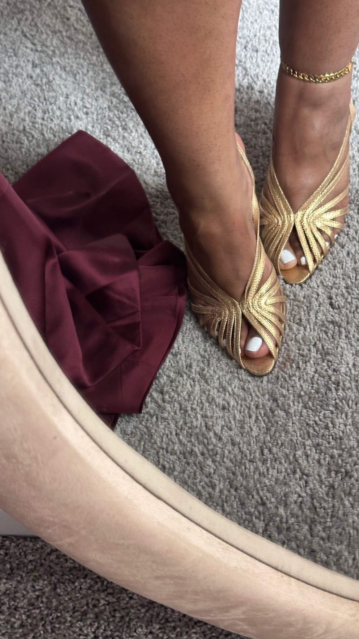 @Macys 👠✨ #GoldHeels 

#LTKSaleAlert