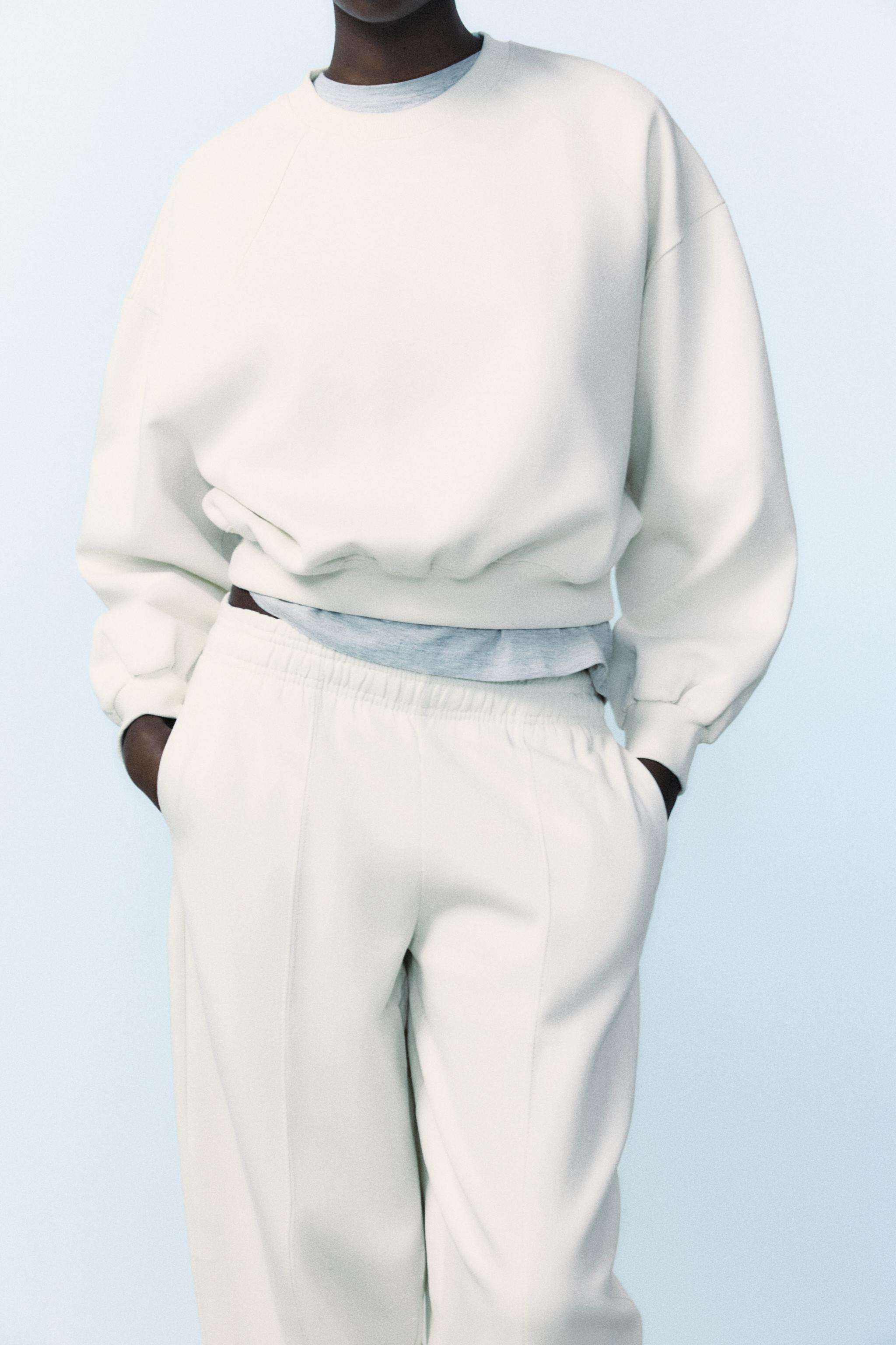 TAPERED PLUSH PANTS | Zara US