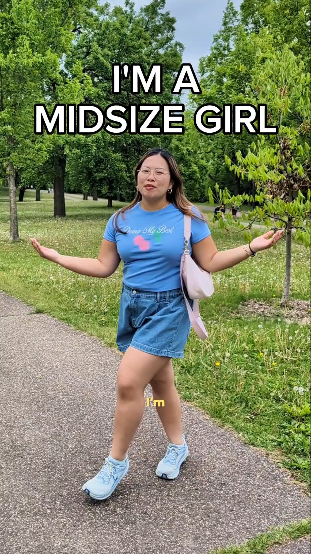 Cute tee and shorts for the warm weather. Walmart size XL. I think shorts were size L. The Lululemon purse fits so much as a shoulder bag or crossbody. The sneakers I love in pastel and got me thru a half marathon and now long walks

#LTKMidsize #LTKPetite #LTKootd