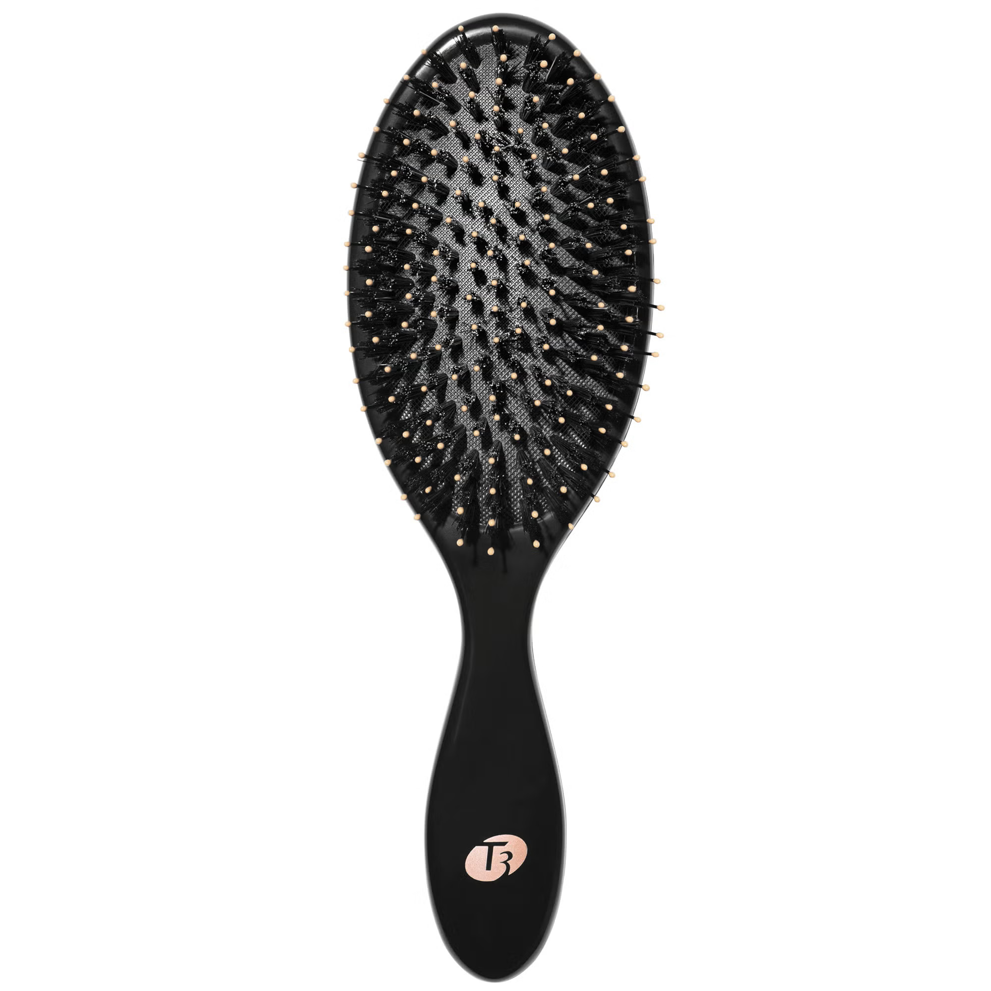 T3 Polish and Shine Premium Vegan Boar and Nylon Oval Hairbrush | Dermstore (US)