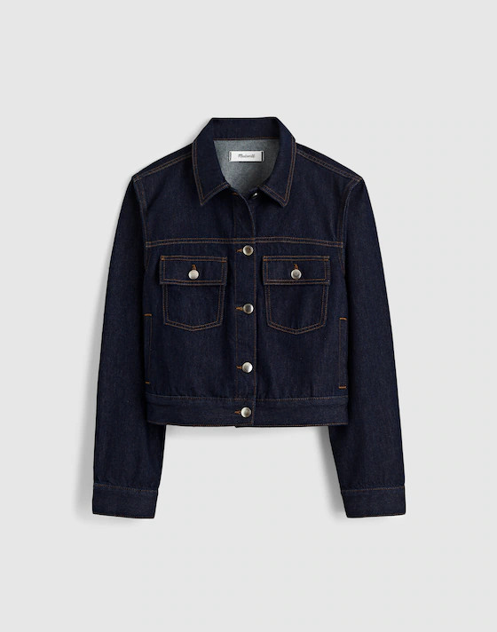 Denim Boxy Trucker Jacket | Madewell