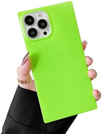 Cocomii Square iPhone 13 Pro Max Case - Square Neon Plain Color - Slim - Lightweight - Glossy - F... | Amazon (US)