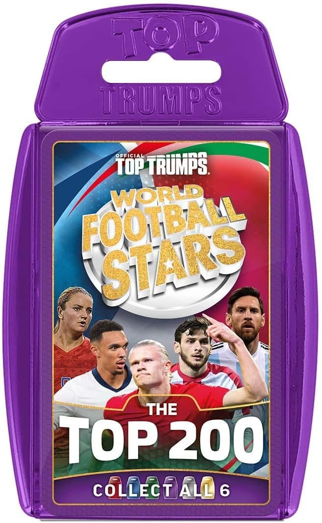 Top Trumps World Football Stars Top 200 Card Game – Chrome Purple Pack | Amazon (UK)