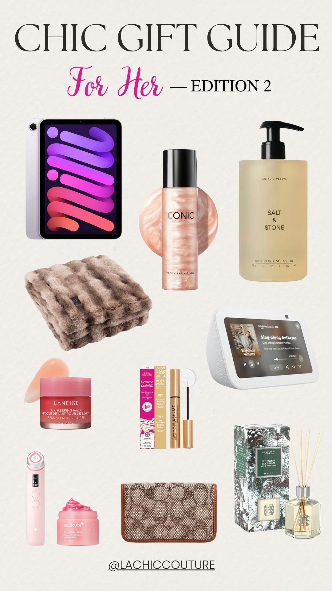 Chic Gift Guide for Her - Edition 2 #ChicGiftGuide #GiftGuideForHer
#HolidayGiftldeas #AestheticGifts #lachiccouture #LTKGiftGuide

#LTKSeasonal #LTKFindsUnder100 #LTKGiftGuide
