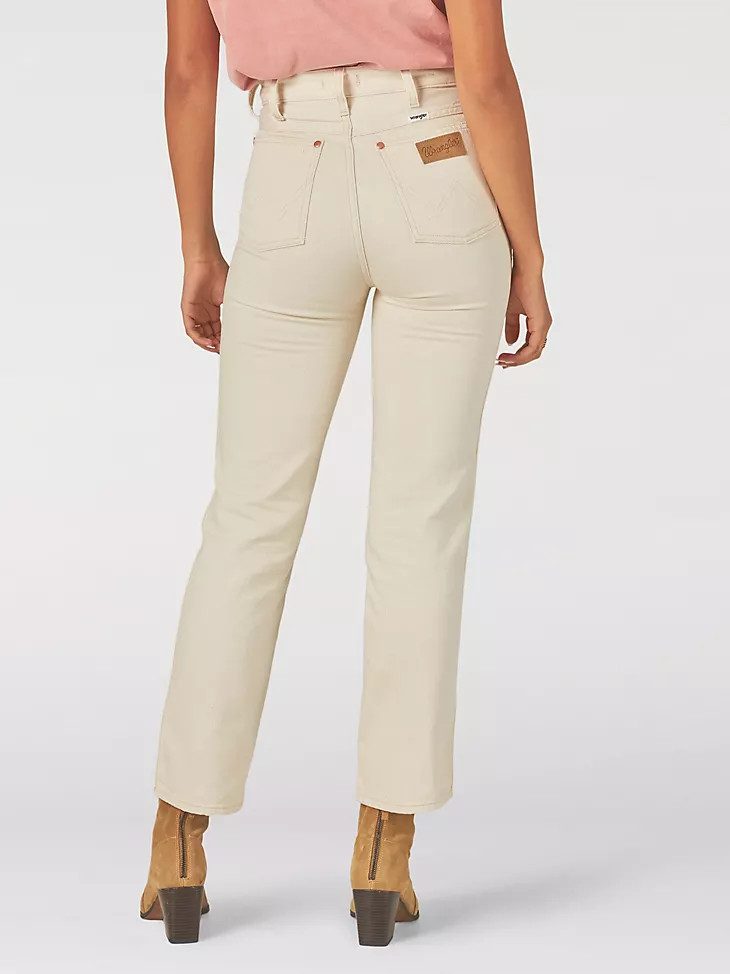 Women's Wrangler® Wild West 603 High Rise Straight Jean in Natural | Wrangler