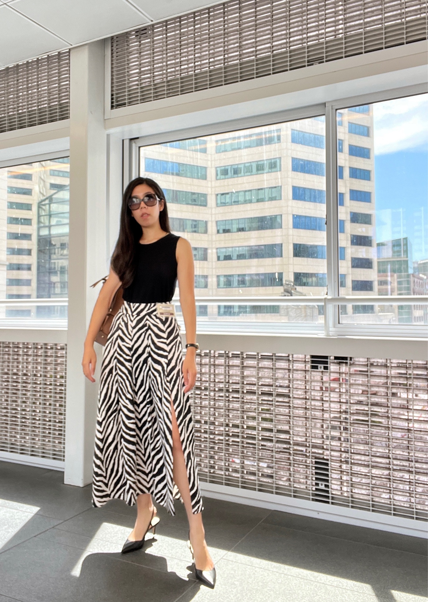 Another look I wore to jury duty! Conservative attire is a must but I added a bit of personality with the zebra print! There is also a slit however, it only really shows when I’m walking outside and the wind starts picking up! To keep this along the lines of business professional, I paired my outfit with black kitten heels.

#LTKshoecrush #LTKworkwear #LTKstyletip