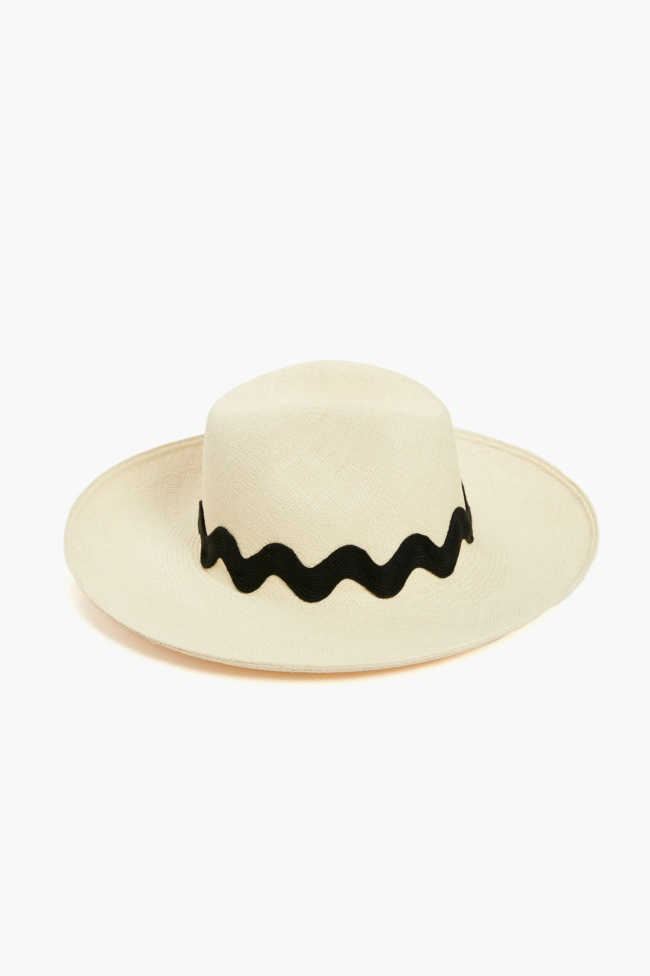 Natural Black Waves Fiji Wide Brim Hat | Tuckernuck (US)