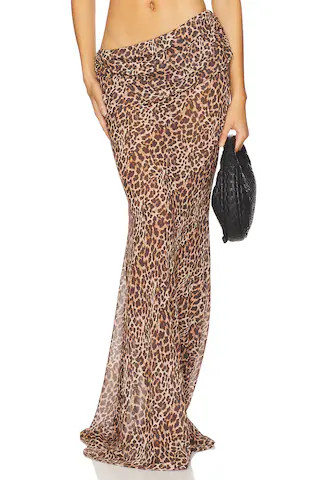 Toya Skirt in Leopard Dream | Revolve Clothing (Global)