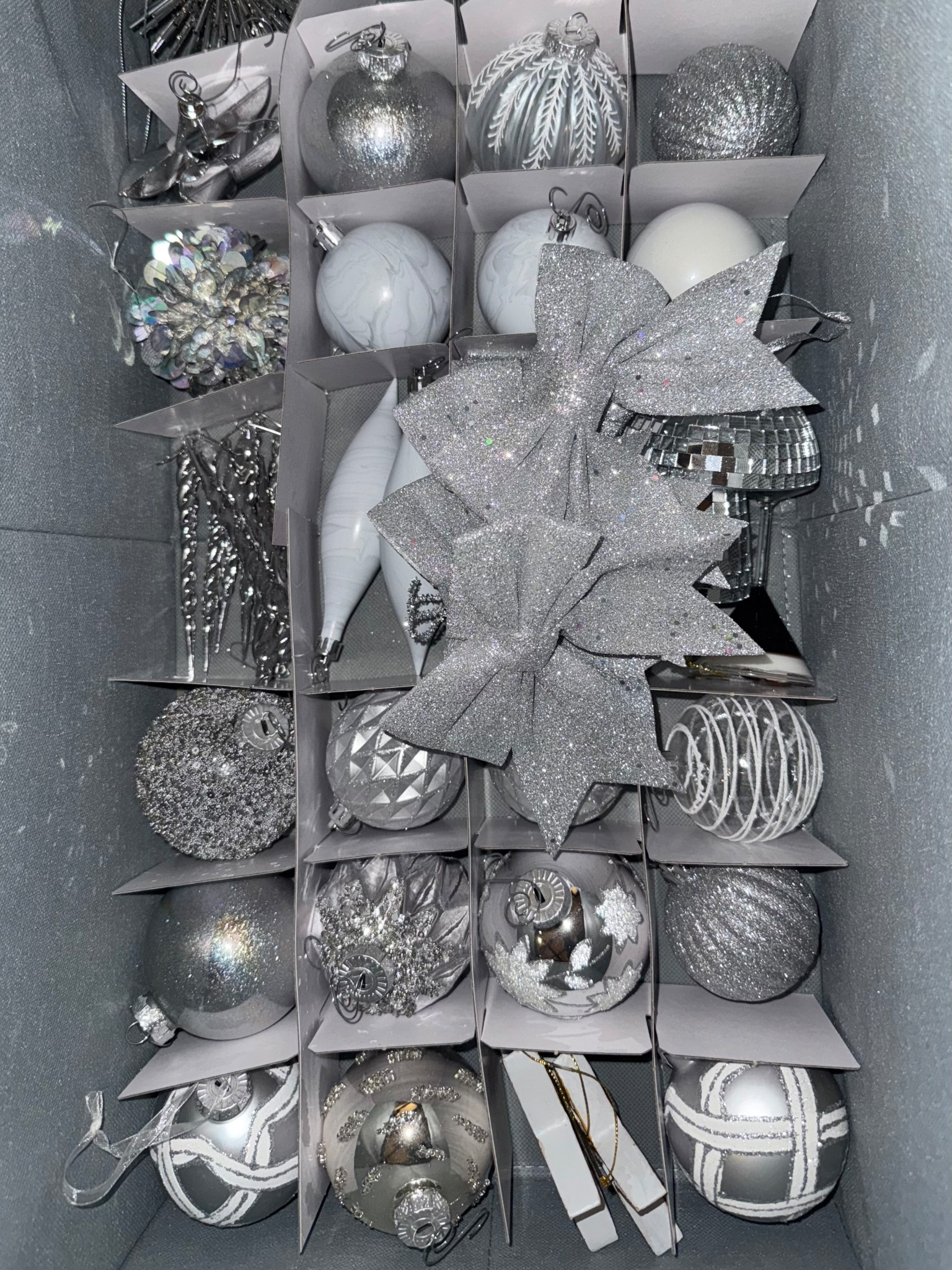 This ornament box stores allll my ornaments & tree embellishments in ONE place! 

#LTKmomlife #LTKHoliday #LTKSeasonal