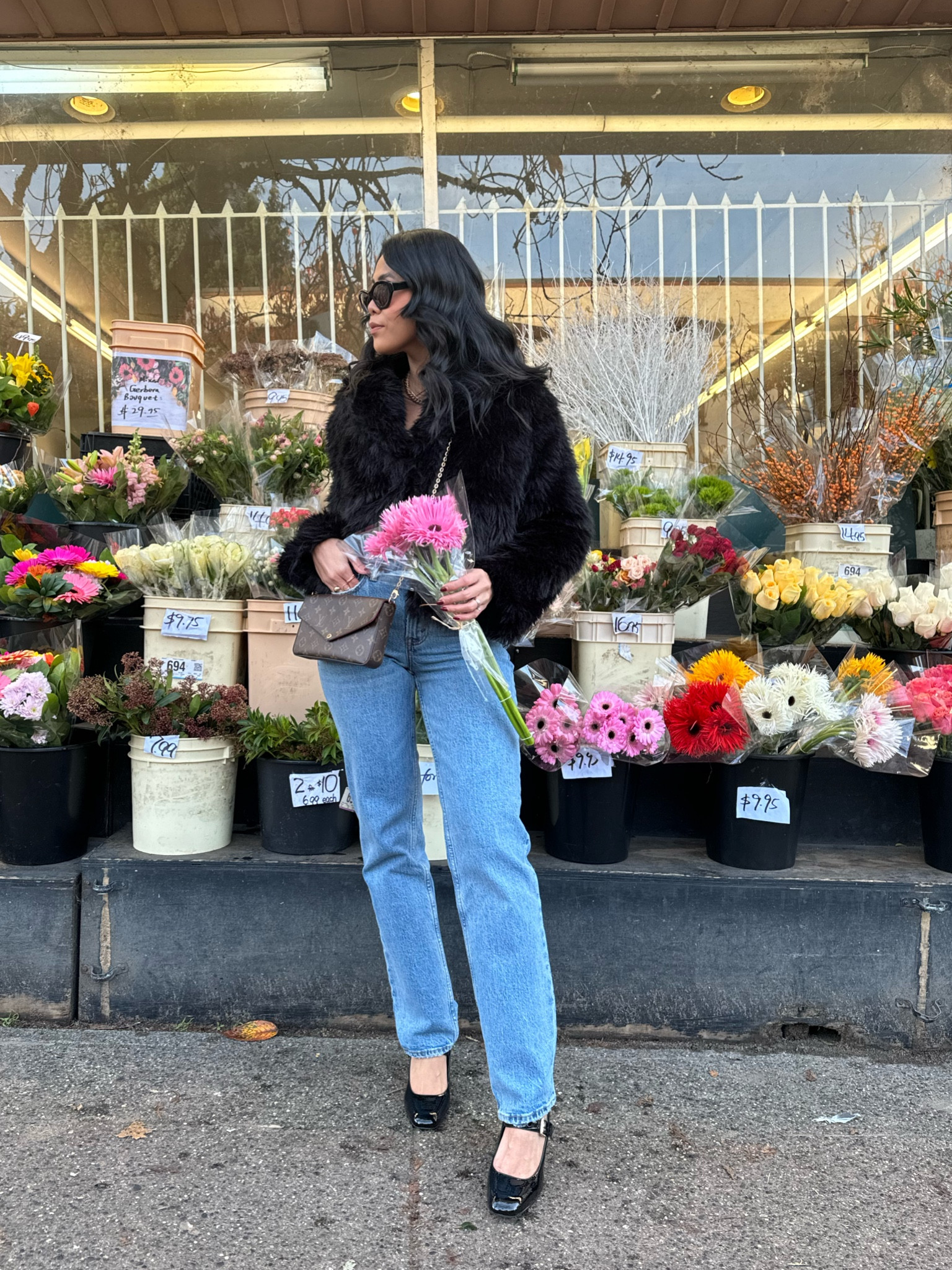 fuzzy jacket and denim combo + mary janes 

#LTKstyletip #LTKMostLoved #LTKeurope