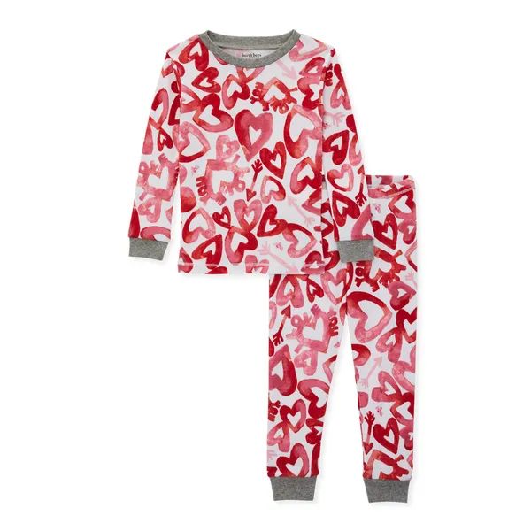 I Love You Organic Cotton Pajamas - 2 Toddler | Burts Bees Baby