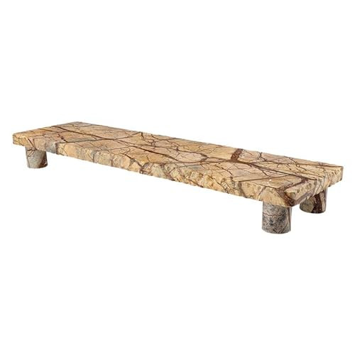 47th & Main Raised Marble Stand, 21" Long x 6" Wide, Brown | Amazon (US)