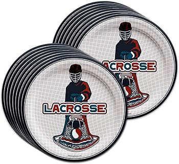 Lacrosse Birthday Party Supplies Set Plates Napkins Cups Tableware Kit for 16 | Amazon (US)