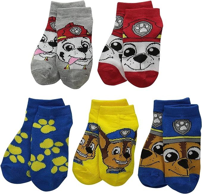 Paw Patrol Boys 5 Pack Shorty Socks | Amazon (US)