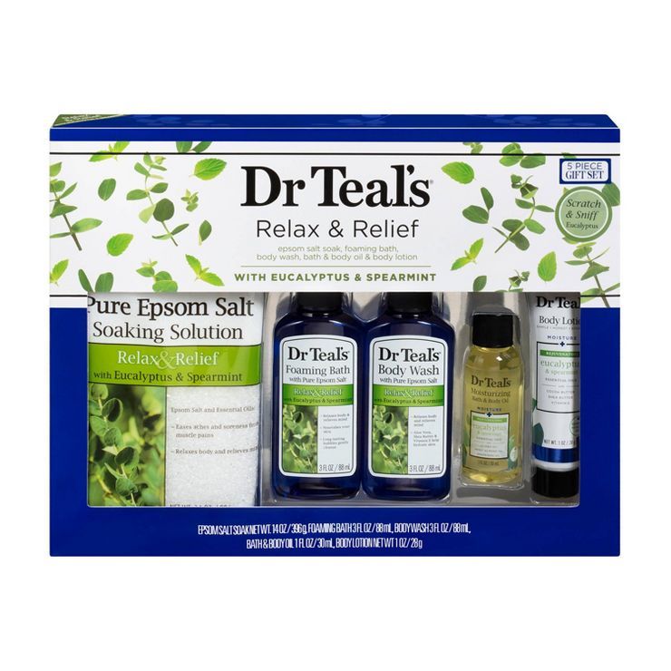 Dr Teal's Eucalyptus Regimen Bath and Body Gift Set - 5ct | Target