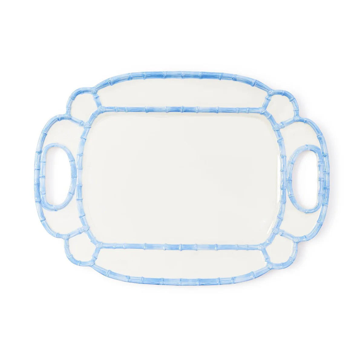 French Blue Bamboo Touch Platter | Over The Moon