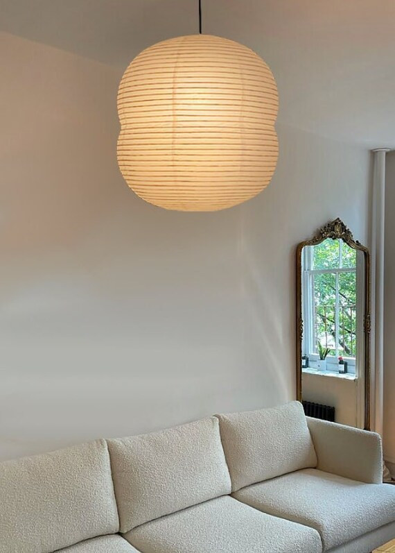 Japanese Inspired Wabi Sabi Inspired Rice Paper Pendant  | Etsy | Etsy (US)