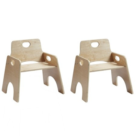 ECR4Kids 8in Stackable Wooden Toddler Chair - Ready-to-Assemble | Walmart (US)