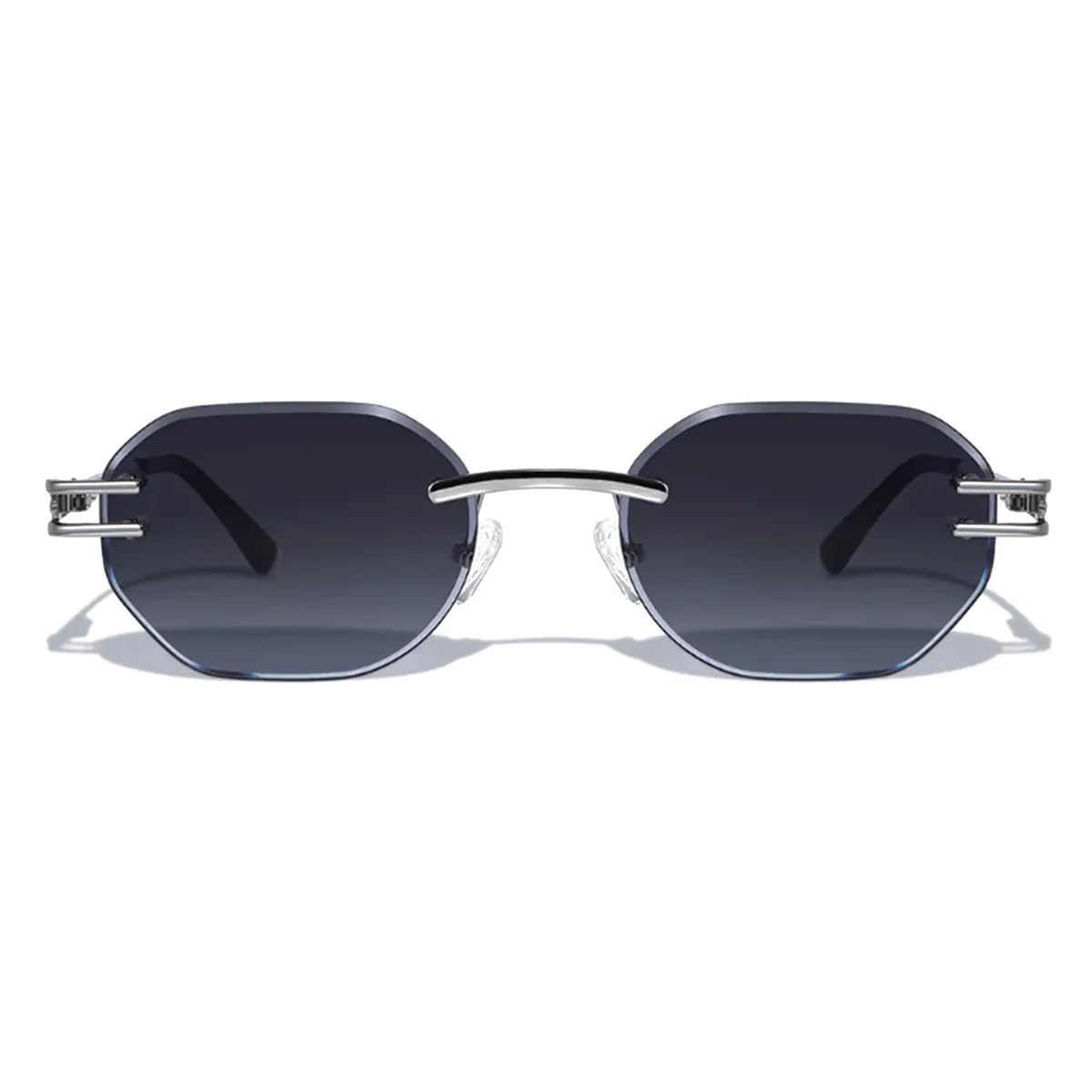 Emil Metal Frameless Sunglasses | Cossino