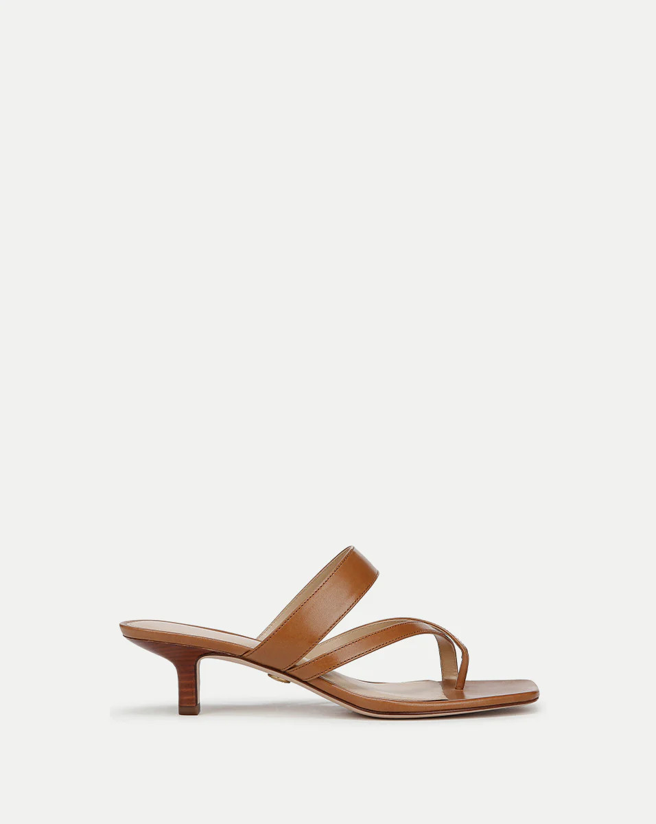 Alanis Leather Sandal | Veronica Beard