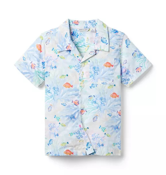 The Coral Reef Cabana Shirt | Janie and Jack