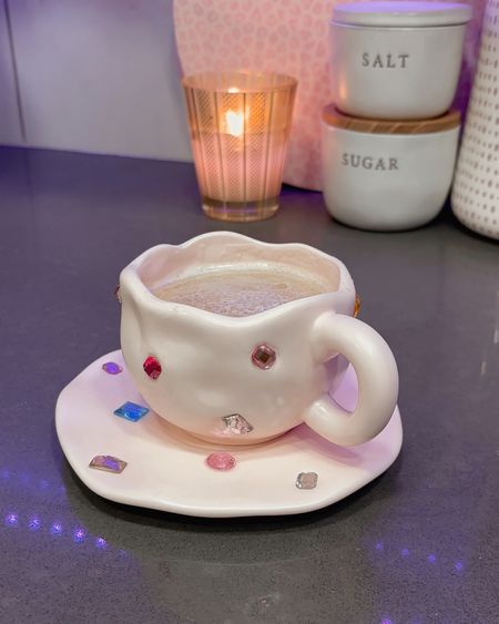 The cutest bejeweled mug. 🪩💎💘✨

#LTKhome