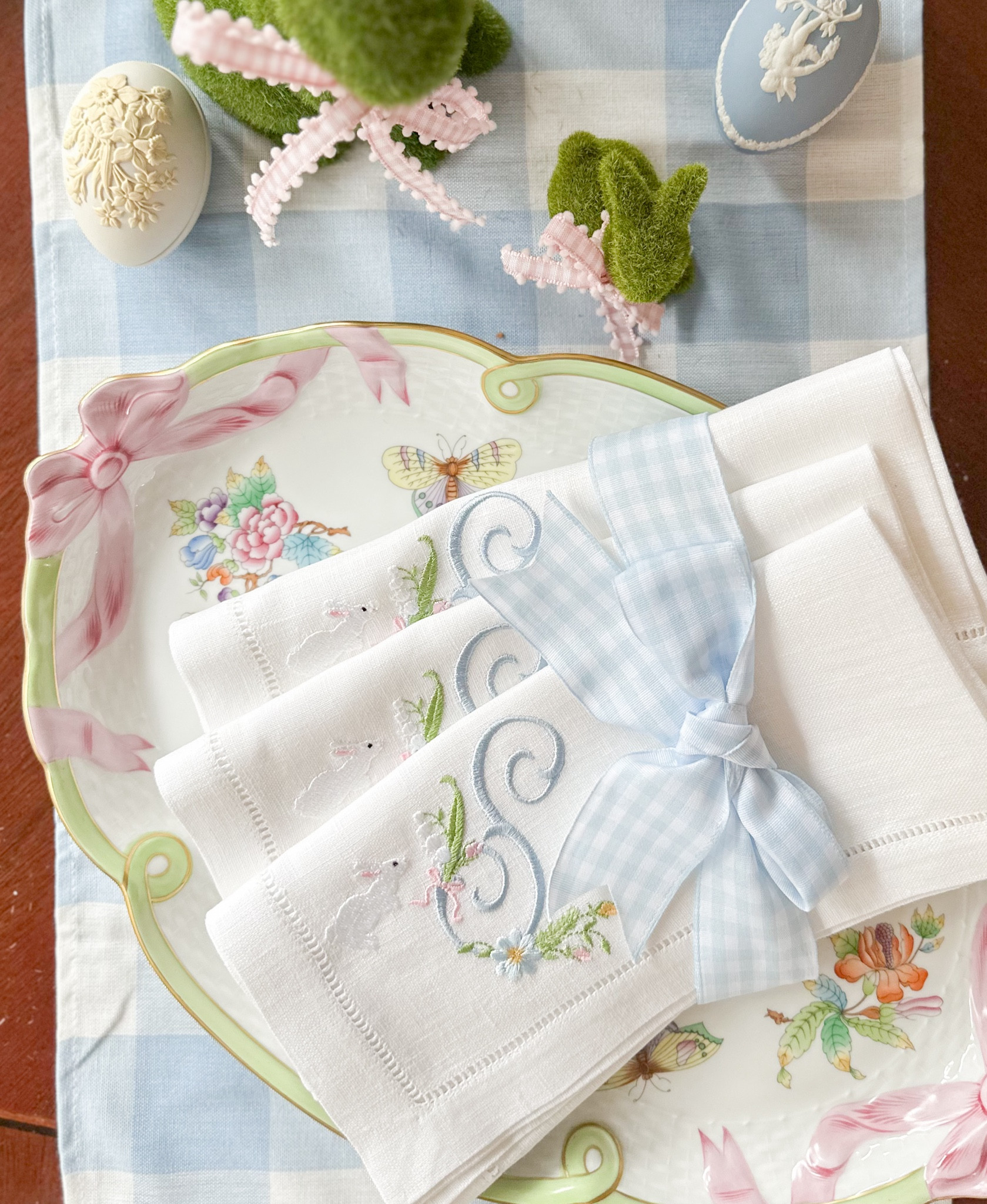 Spring table, spring tablescape, Easter napkins

#LTKhome #LTKSpringSale #LTKSeasonal