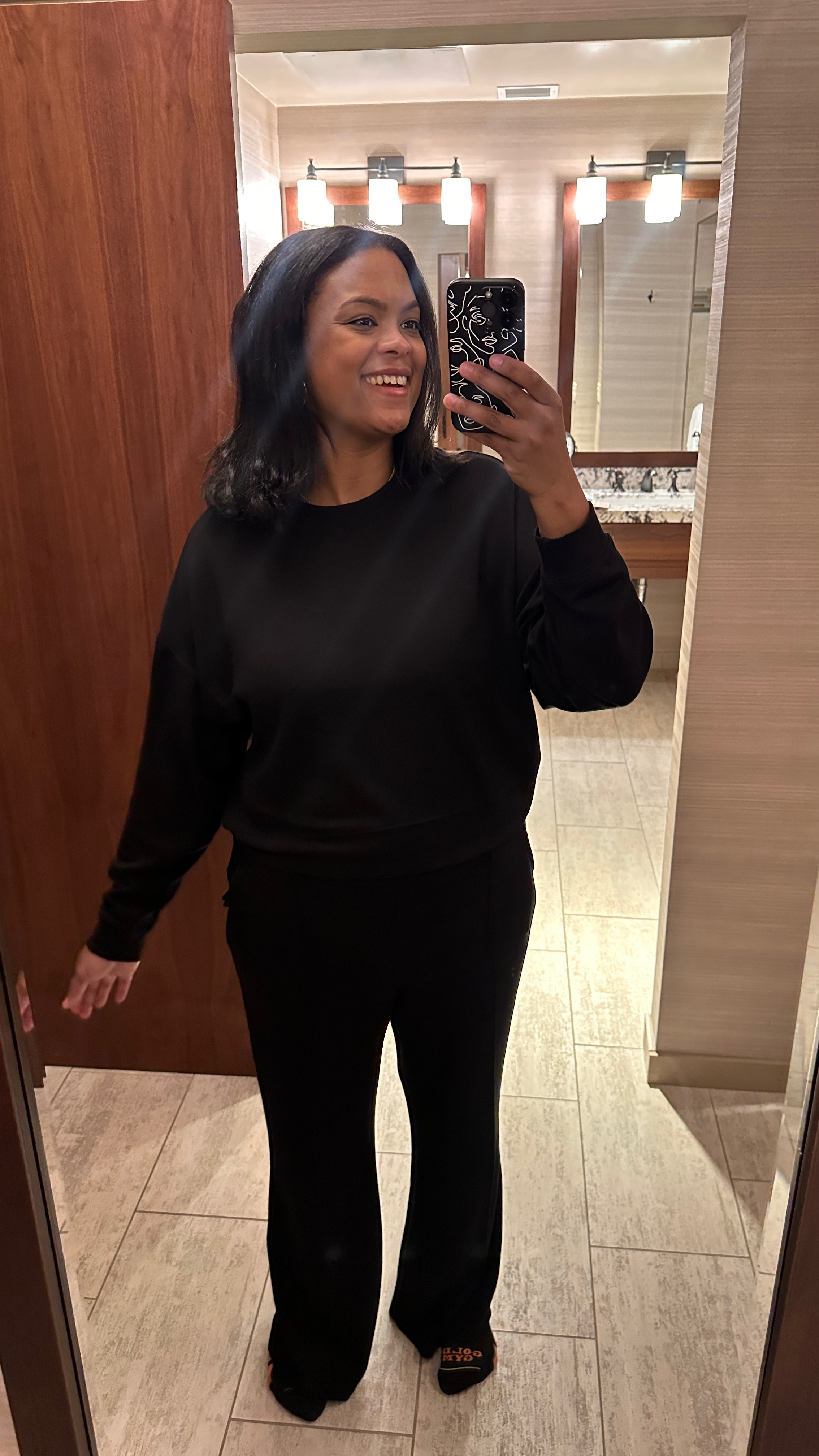 This cozy set is the best and feels so premium and luxe. The complete set is less than $50. You need one in every color! Great for everyday but I wore mine traveling. I’m 5’9”, 210 and I’m wearing a Large in both pieces  

#LTKFindsUnder50 #LTKMidsize