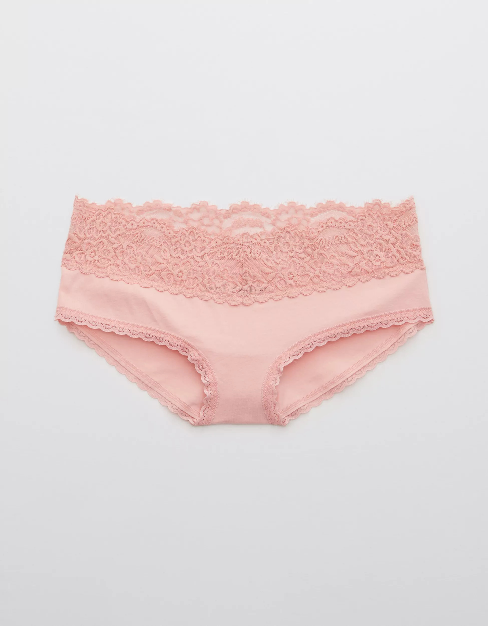 Aerie Cotton Eyelash Lace Boybrief Underwear | American Eagle Outfitters (US & CA)