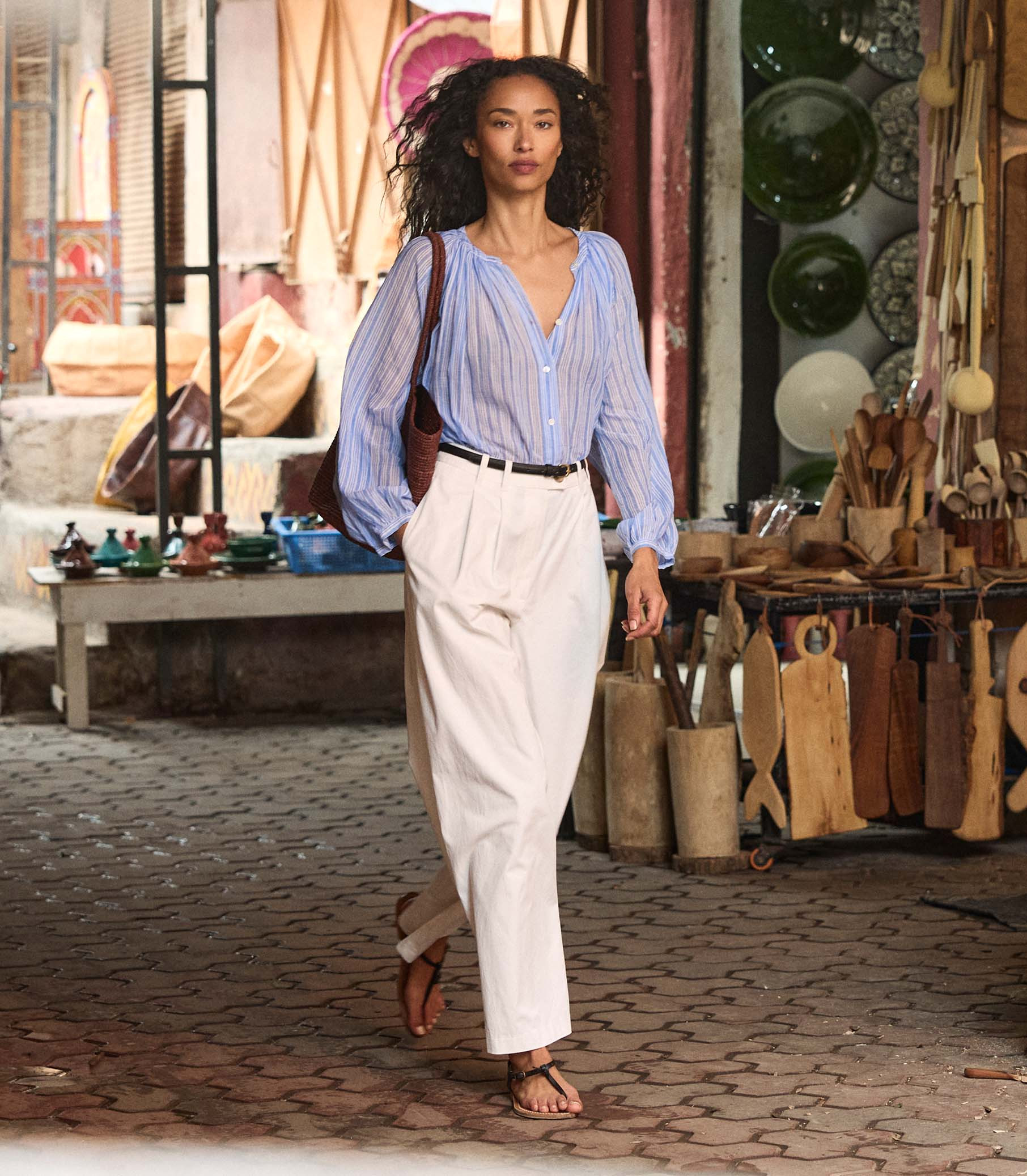 Lisa Pant - Salt | DÔEN | DOEN