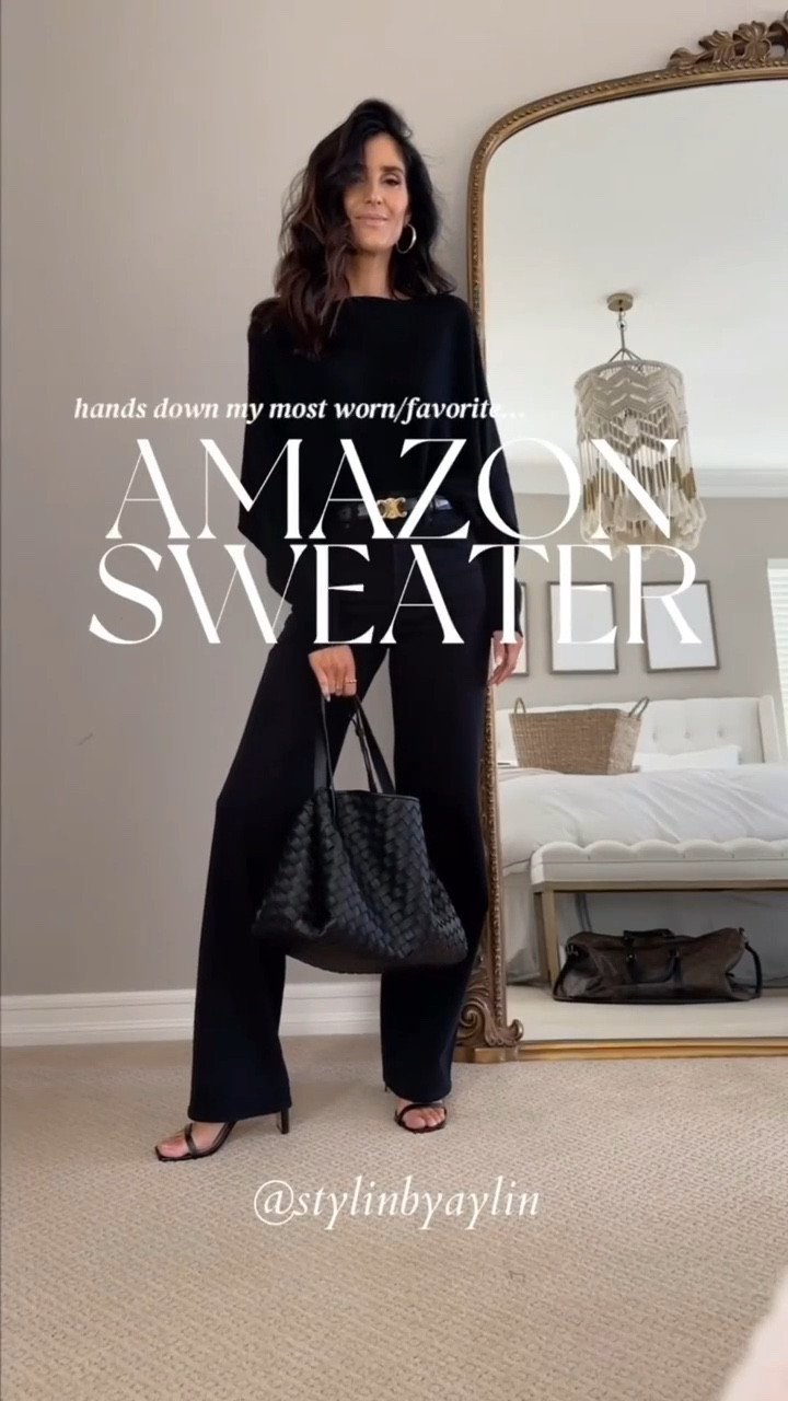 Hands down one of my most worn favorite sweaters. This sweater is one size fits most, under $40 and available in tons of colors #stylinbyaylin #aylin

#LTKStyleTip #LTKVideo #LTKSeasonal