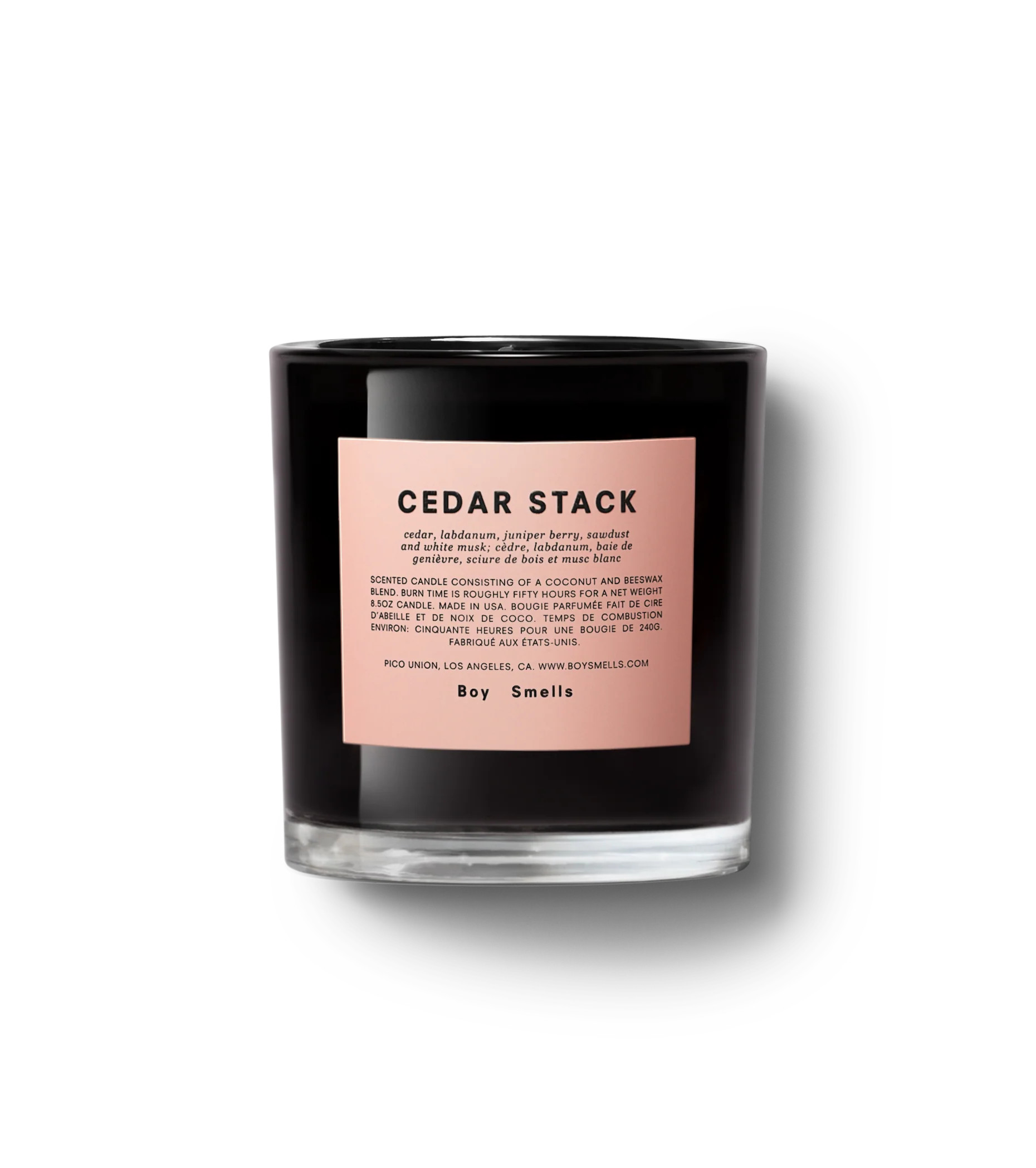 Cedar Stack Scented Candles Coconut & Beeswax | Boy Smells | Boy Smells