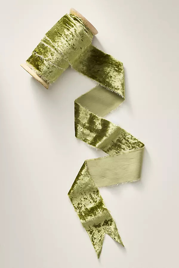 2.5" Velvet Gift Ribbon | Anthropologie (US)