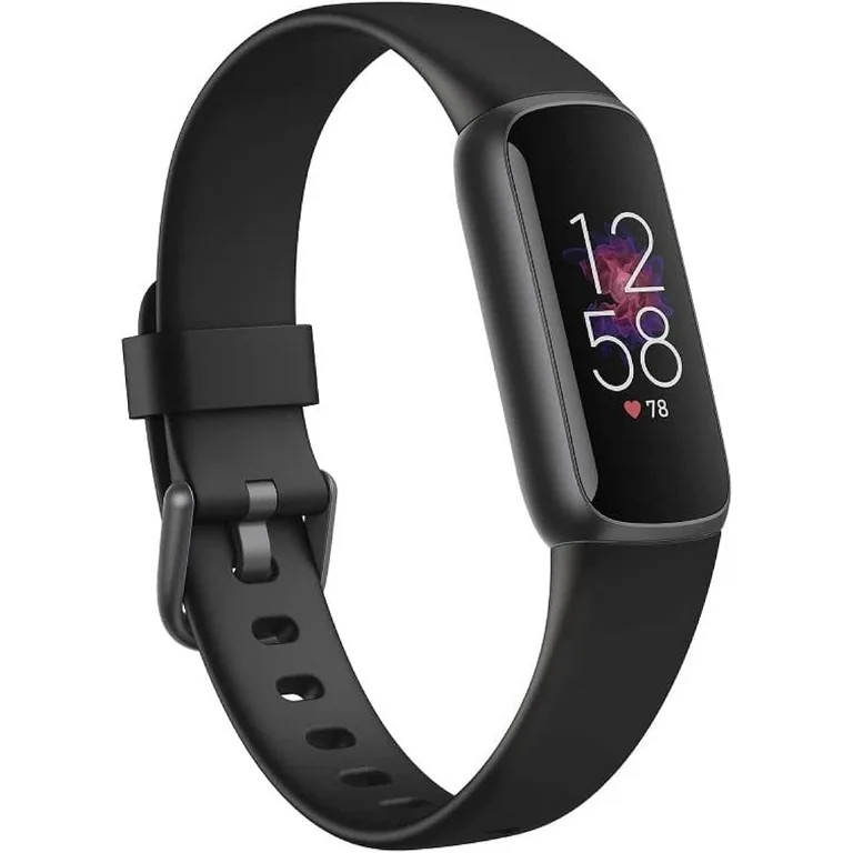 Fitbit Luxe Fitness & Wellness Tracker - Black/Graphite Stainless Steel | Walmart (US)