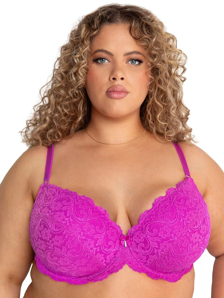 Smart & Sexy Womens Signature Lace Push Up Bra - Perfect for Seeking Effortless Style and Comfort | Amazon (US)