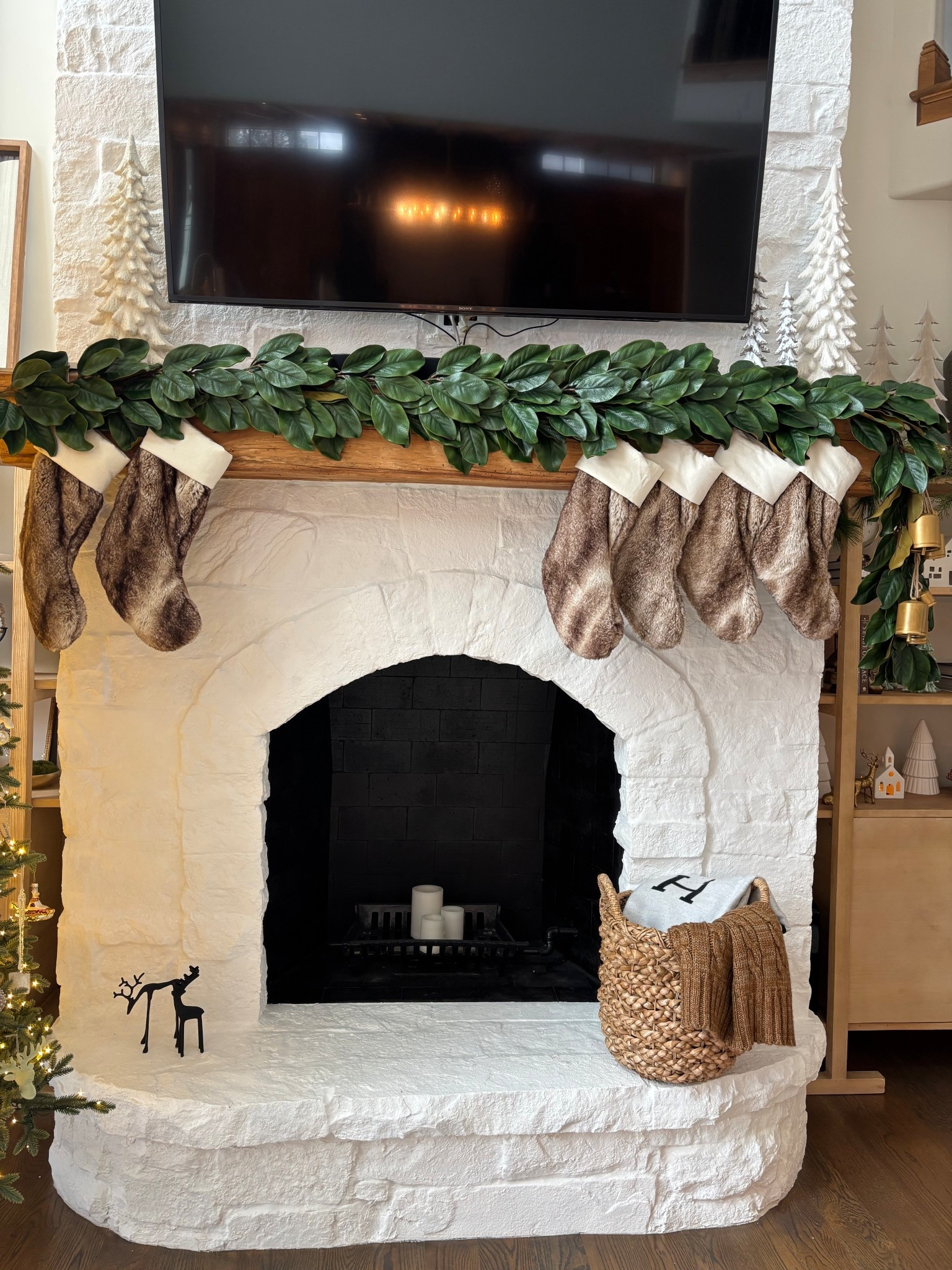 Christmas Mantle Decor 🌲 

#LTKCyberWeek #LTKHoliday #LTKHome