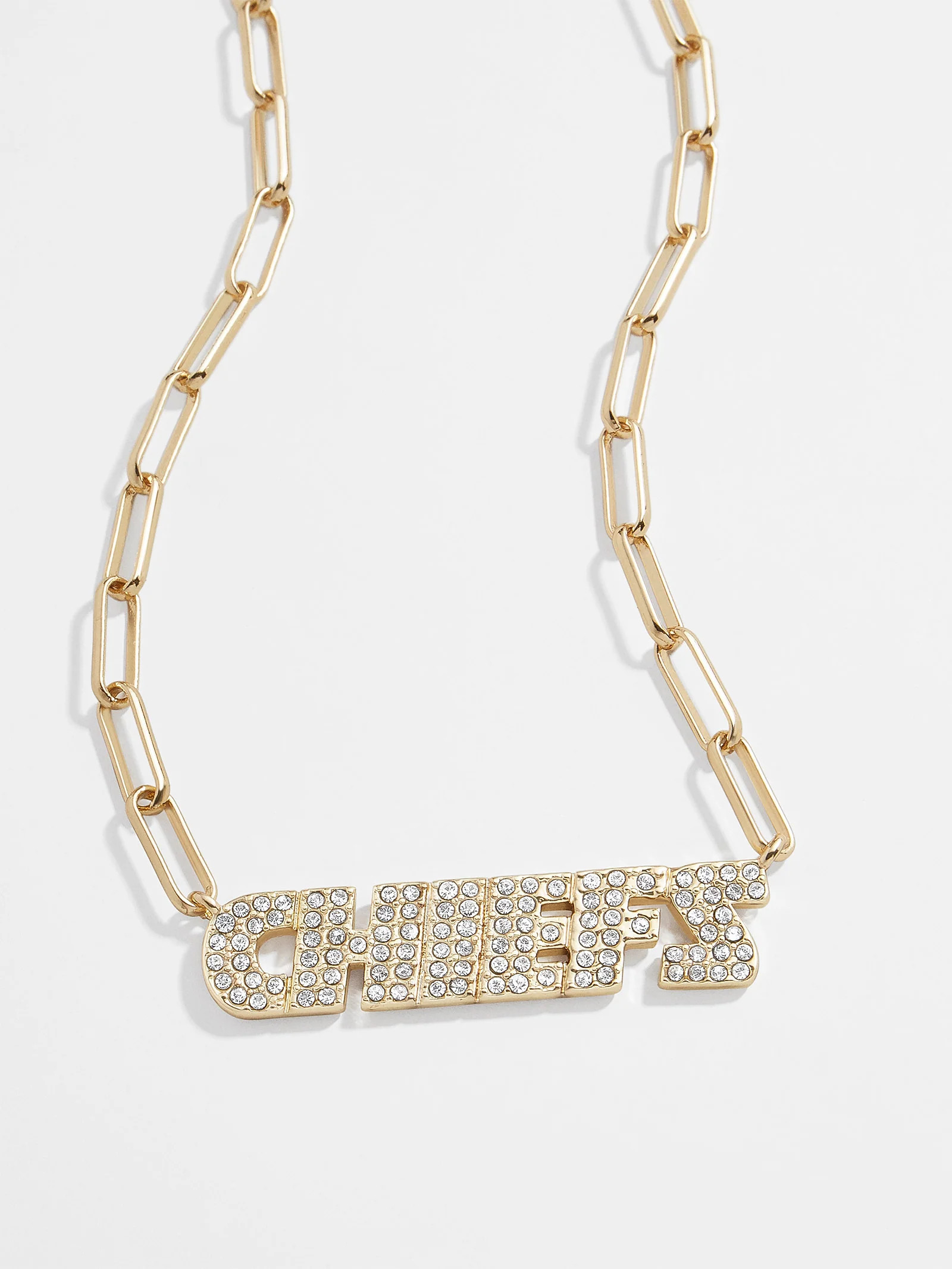 Kansas City Chiefs NFL Gold Chain Necklace - Kansas City Chiefs | BaubleBar (US)