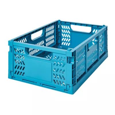 Simply Essential™ Shallow Collapsible Crate  | Bed Bath & Beyond | Bed Bath & Beyond