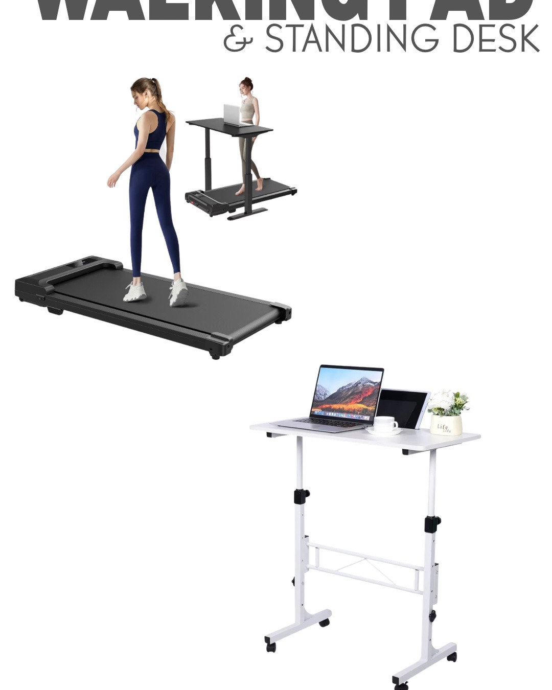 I use my walking pad every day! Especially when I’m on the phone. The standing desk holds my phone or my laptop!

#LTKdayinmylife #LTKSaleAlert