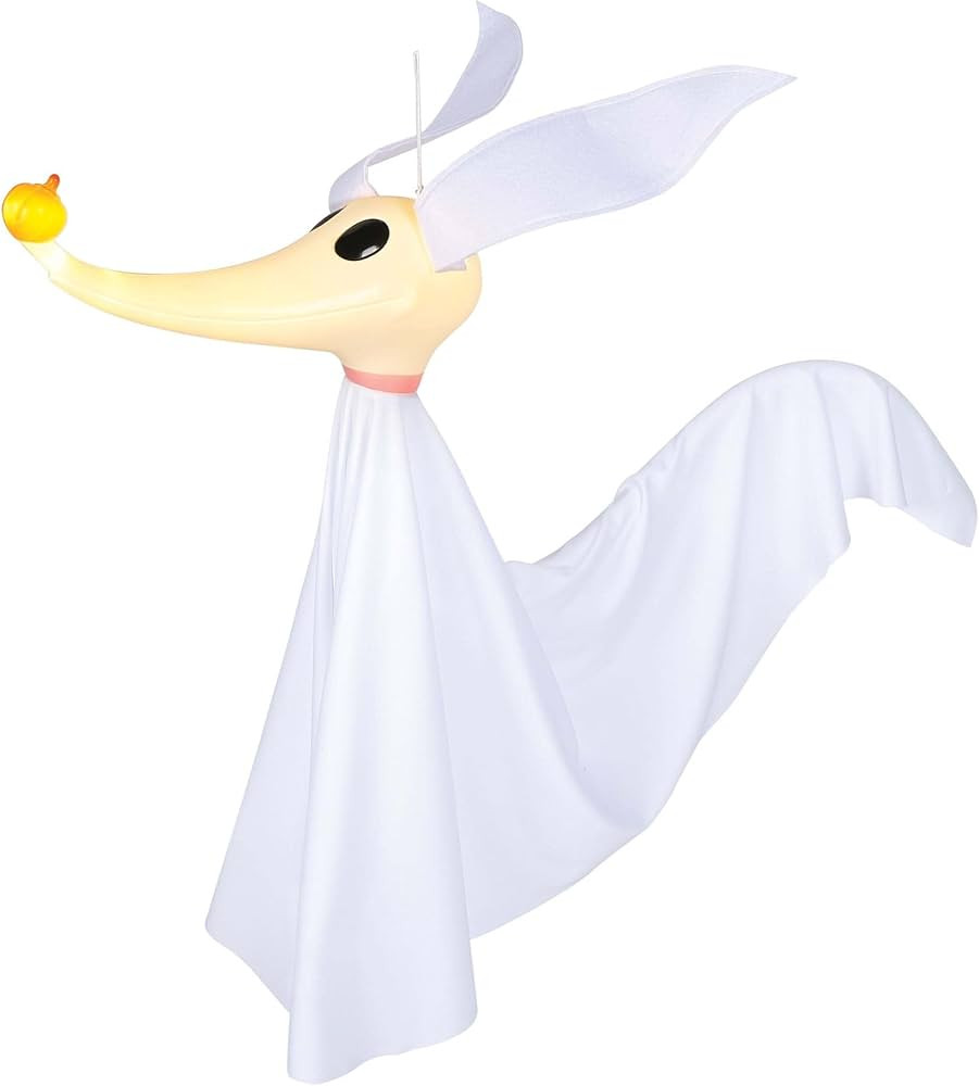 Disney The Nightmare Before Christmas Zero Light Up Full Size Poseable Hanging Character Decorati... | Amazon (US)