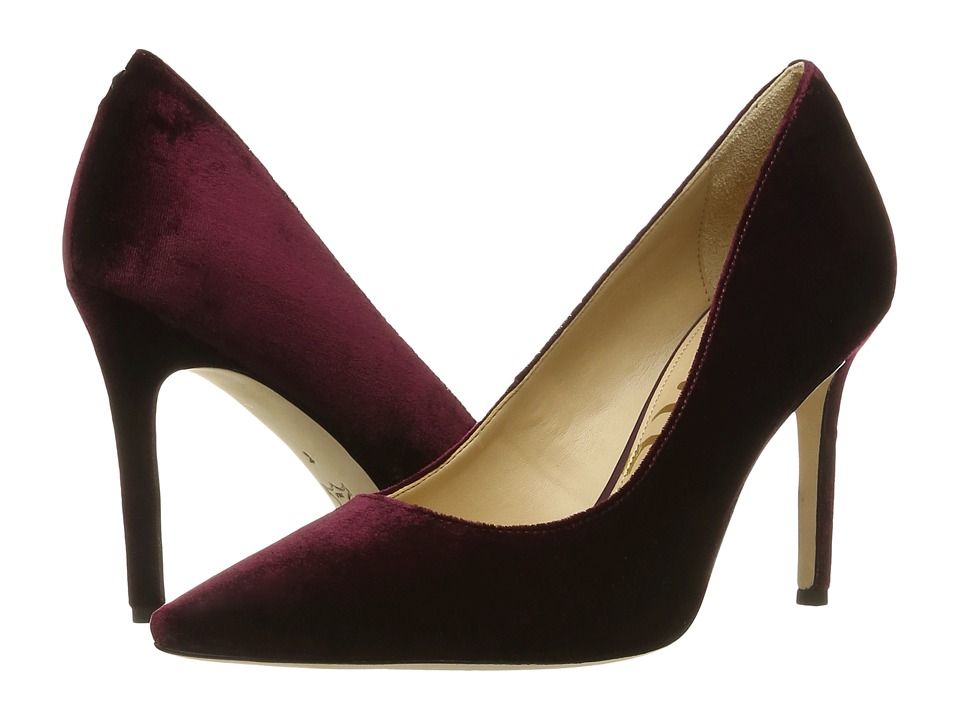Sam Edelman - Hazel (Sangria Silky Velvet) Women's Shoes | Zappos