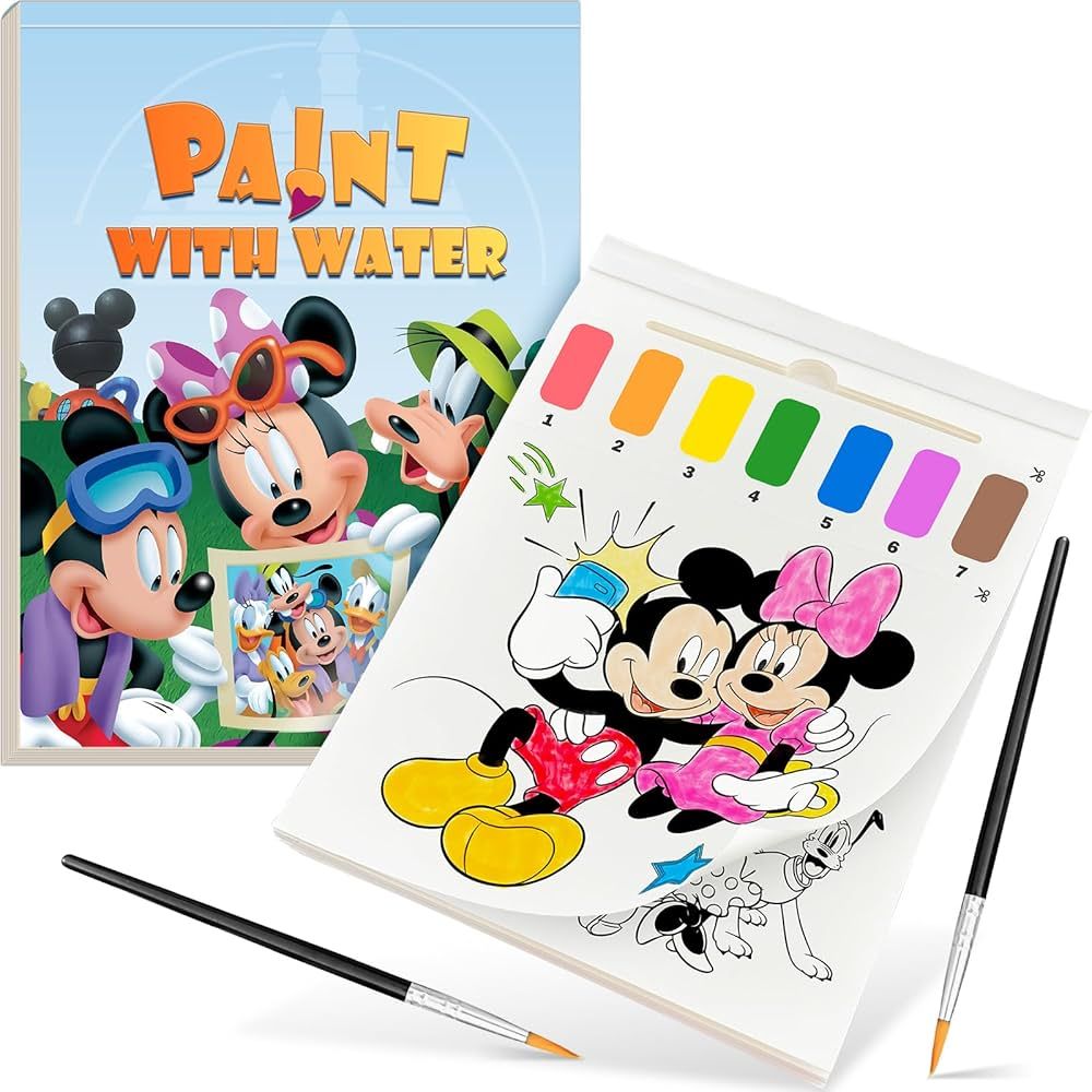 Paint with Water Coloring Book for Kids, Watercolor Painting Books Kit for Kids Ages 3 4 5 6 7 8,... | Amazon (US)