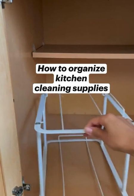 How I  organize my kitchen cleaning supplies | kitchen cabinet organization | under the kitchen sink  

#LTKfamily #LTKstyletip #LTKhome