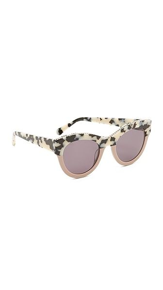 Chain Colorblock Sunglasses | Shopbop