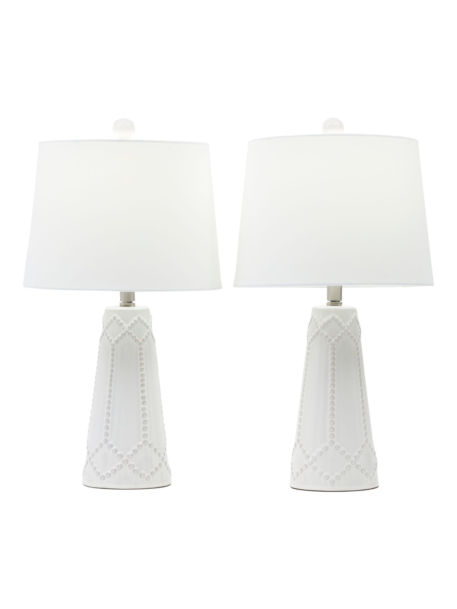 Set Of 2 Ceramic Table Lamps | TJ Maxx