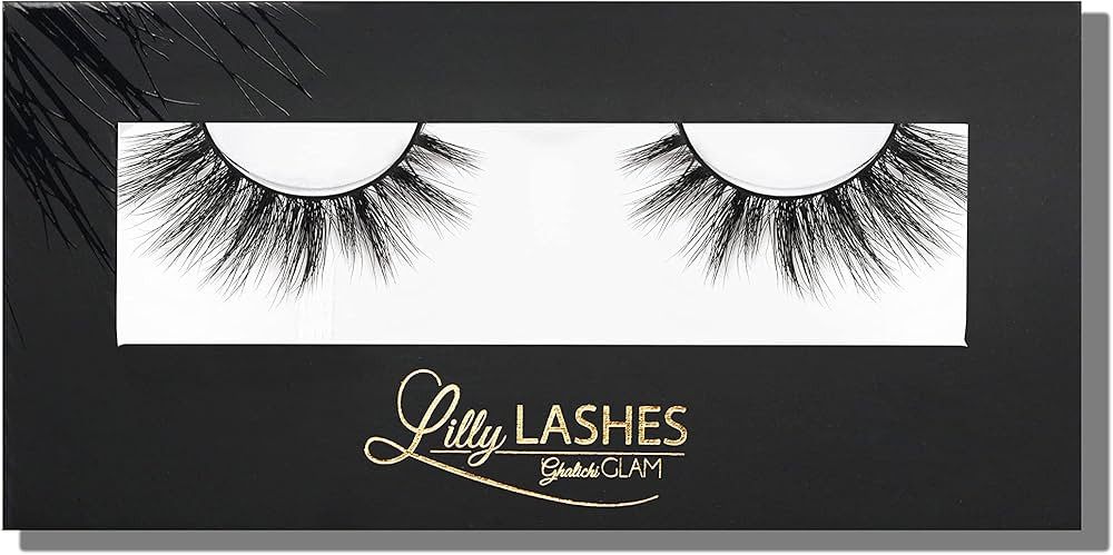 Lilly Lashes Miami Flare 3D Mink Lashes - False Eyelashes Natural Look - Mink Eyelashes for Wispy... | Amazon (US)
