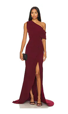ELLIATT x REVOLVE Isadora Dress in Burgundy from Revolve.com | Revolve Clothing (Global)