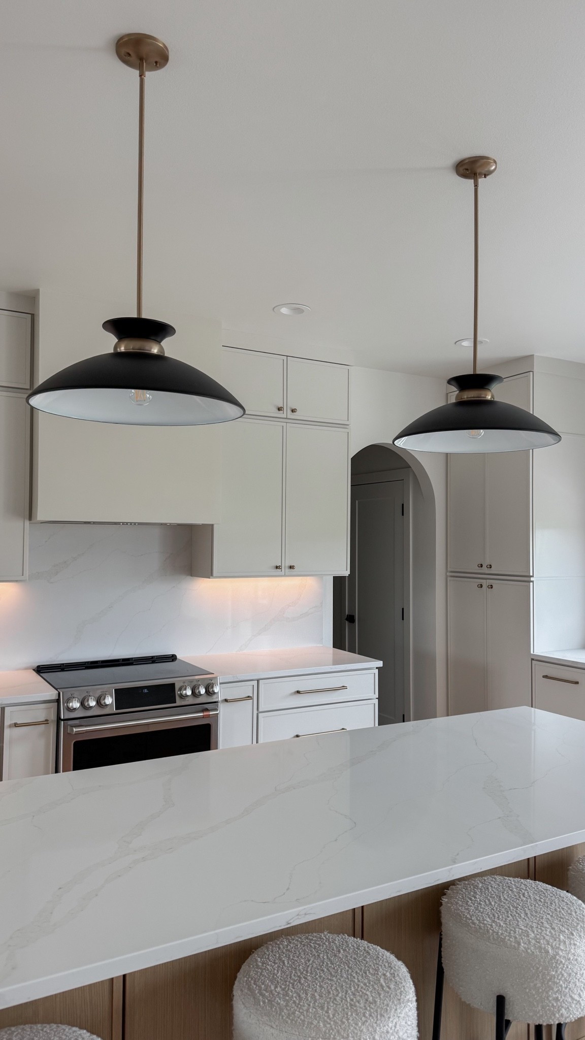 Modern kitchen island pendants available on Amazon or Wayfair 🖤

#LTKHome #LTKSaleAlert