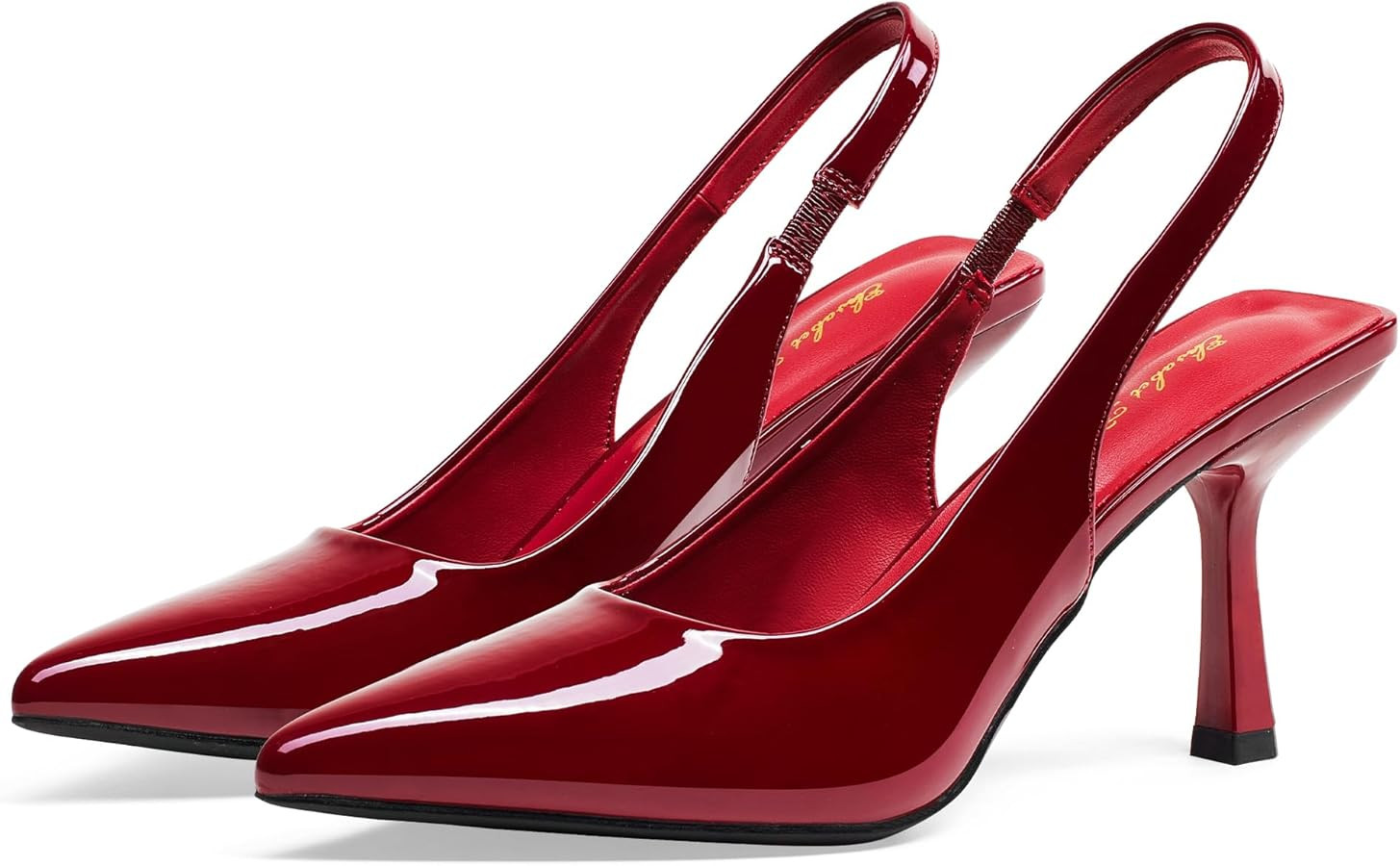 Elisabet Tang 3.14 in Trendy Slingback Stiletto Pumps for Women - Sexy Slip on Pointed Closed Toe... | Amazon (US)